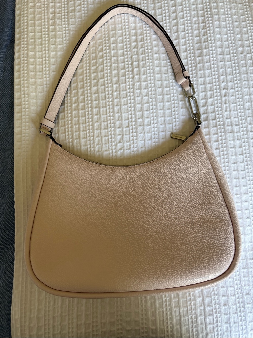 kate Spade Pebbled Leather Bag in Blush - Picture 3 of 10